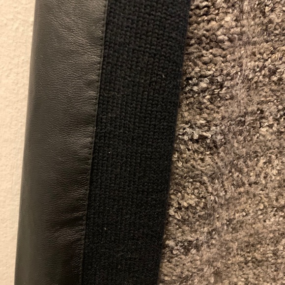 W118 by Walter Baker Faux Leather Sleeved Sweater - Picture 5 of 5